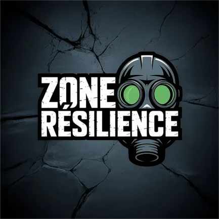 Sticker survivaliste Zone Résilience