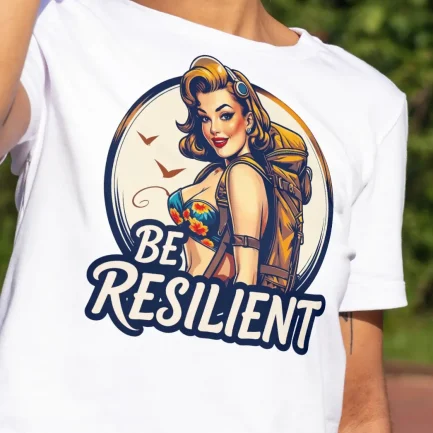 T-shirt personnalité au design original survivaliste