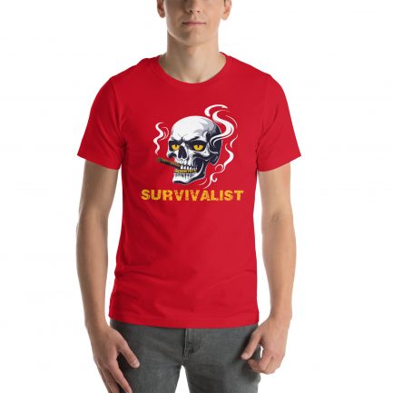 T-shirt Skull Survivalist – Image 4