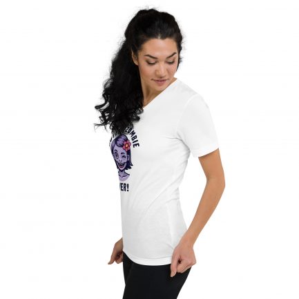 T-shirt Col V Cutest Zombie Ever! – Image 4